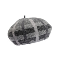 BRIANNA - PLAID BERET HAT