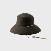 CAROLINE - LARGE FLAT TOP CLOCHE HAT