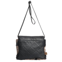 BONNIE S - FLAT CROSSBODY BAG W SHEARLING