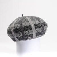 BRIANNA - PLAID BERET HAT